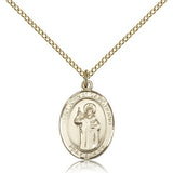 St. John of Capistrano Medal, Gold Filled, Medium - Gold-tone