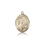 St. Therese of Lisieux Medal, 14 Karat Gold, Medium - 14 KT Yellow Gold