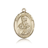 St. Alexander Sauli Medal, 14 Karat Gold, Large - 14 KT Yellow Gold