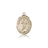 Our Lady of All Nations Medal, 14 Karat Gold, Medium - 14 KT Yellow Gold