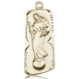 Our Lady of Mental Peace Medal, 14 Karat Gold - 14 KT Yellow Gold