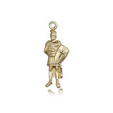 St. Florain Medal, 14 Karat Gold - 14 KT Yellow Gold