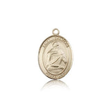 St. Charles Borromeo Medal, 14 Karat Gold, Medium - 14 KT Yellow Gold