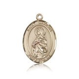 St. Matilda Medal, 14 Karat Gold, Large - 14 KT Yellow Gold
