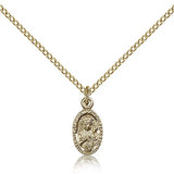 Our Lady of Czestochowa Medal, Gold Filled - Gold-tone