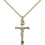 Maltese Crucifix Pendant, Gold Filled - Gold-tone