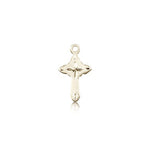 Cross Pendant, 14 Karat Gold - 14 KT Yellow Gold