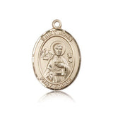 St. John the Apostle Medal, 14 Karat Gold, Large - 14 KT Yellow Gold