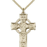 Celtic Cross Pendant, Gold Filled