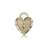 Miraculous Heart Medal, 14 Karat Gold - 14 KT Yellow Gold