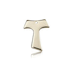 Tau Cross Pendant, 14 Karat Gold - 14 KT Yellow Gold