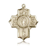 Apparitions Medal, 14 Karat Gold - 14 KT Yellow Gold