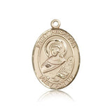 St. Perpetua Medal, 14 Karat Gold, Large - 14 KT Yellow Gold