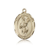 St. Scholastica Medal, 14 Karat Gold, Large - 14 KT Yellow Gold