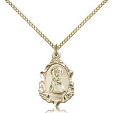 Infant of Prague Medal, Gold Filled - Gold-tone