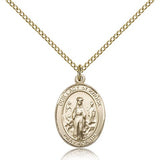 Our Lady of Knock Medal, Gold Filled, Medium - Gold-tone
