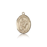 St. Martin of Tours Medal, 14 Karat Gold, Medium - 14 KT Yellow Gold