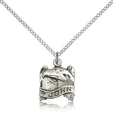 St. John the Apostle Medal, Sterling Silver - 18" 1.2mm Sterling Silver Chain + Clasp