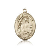 St. Edith Stein Medal, 14 Karat Gold, Large - 14 KT Yellow Gold