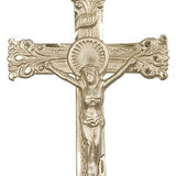 Crucifix Pendant, 14 Karat Gold - 14 KT Yellow Gold