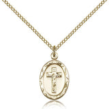 Crucifix Pendant, Gold Filled - Gold-tone