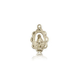 Miraculous Medal, 14 Karat Gold - 14 KT Yellow Gold