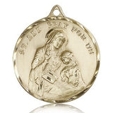 St. Ann Medal, 14 Karat Gold - 14 KT Yellow Gold