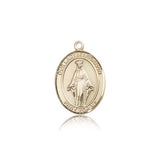 Our Lady of Lebanon Medal, 14 Karat Gold, Medium - 14 KT Yellow Gold