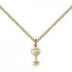 Chalice Medal, Gold Filled - Gold-tone