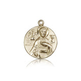 St. John the Evangelist Medal, 14 Karat Gold - 14 KT Yellow Gold