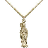 St. Patrick Medal, Gold Filled - Gold-tone
