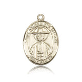 St. Andrew Kim Taegon Medal, 14 Karat Gold, Large - 14 KT Yellow Gold