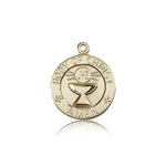 Body of Christ Medal, 14 Karat Gold - 14 KT Yellow Gold