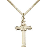 Cross Pendant, Gold Filled - Gold-tone