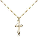 Cross Pendant, Gold Filled - Gold-tone