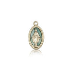 Miraculous Medal, 14 Karat Gold - 14 KT Yellow Gold