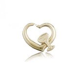Heart Chalice Medal, 14 Karat Gold - 14 KT Yellow Gold