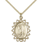 St. Jude Medal, Gold Filled - Gold-tone