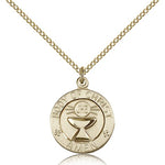 Body of Christ Medal, Gold Filled - Gold-tone