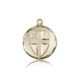 Episcopal Medal, 14 Karat Gold - 14 KT Yellow Gold