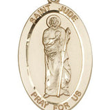 St. Jude Medal, 14 Karat Gold - 14 KT Yellow Gold