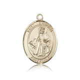 St. Dymphna Medal, 14 Karat Gold, Large - 14 KT Yellow Gold