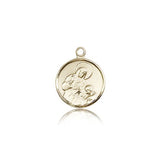 St. Ann Medal, 14 Karat Gold - 14 KT Yellow Gold