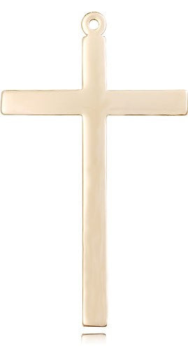 Cross Pendant, 14 Karat Gold - 14 KT Yellow Gold