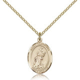 St. Tarcisius Medal, Gold Filled, Medium - Gold-tone