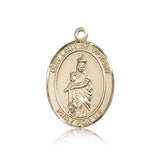 Our Lady of Victory Medal, 14 Karat Gold, Large - 14 KT Yellow Gold