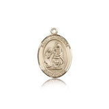 St. Catherine of Siena Medal, 14 Karat Gold, Medium - 14 KT Yellow Gold