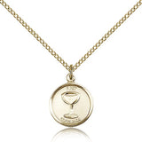 Communion Medal, Gold Filled - Gold-tone