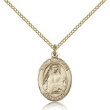 St. Edith Stein Medal, Gold Filled, Medium - Gold-tone
