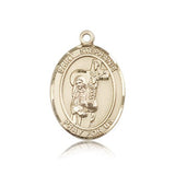 St. Stephanie Medal, 14 Karat Gold, Large - 14 KT Yellow Gold